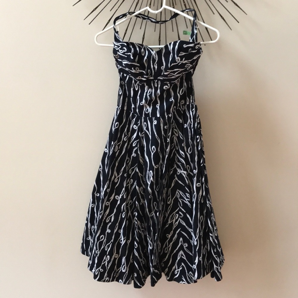 Size 4 strapless/halter dress from anthropology